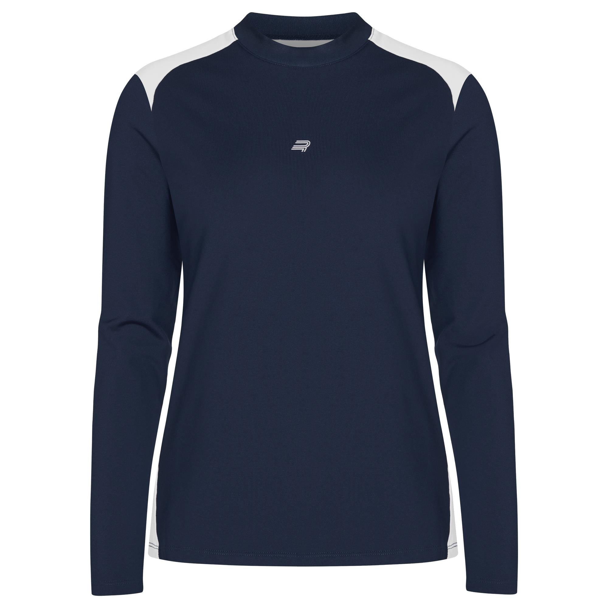 Rohnisch Eyra Ladies Thermal Golf Polo Shirt Navy
